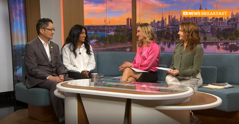 Image for Cancer in Primary Care researchers on ABC News Breakfast